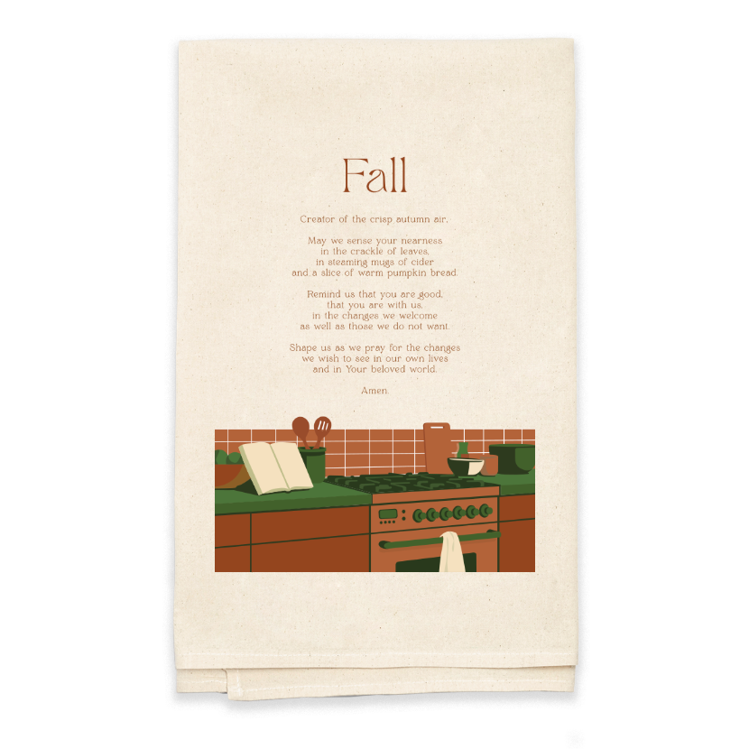 Fall Tea Towel